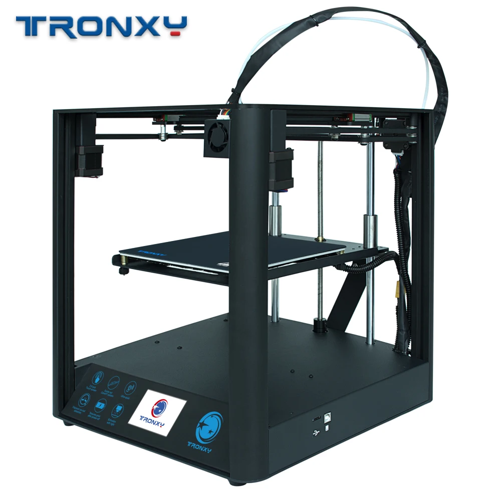 Tronxy D01 3D принтеры набор &quotсделай сам&quot Core XY промышленный линейные