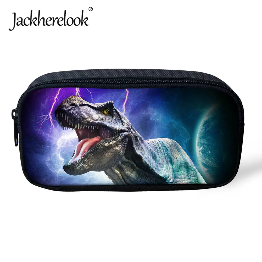 CC3930K Jackherelook, детская Студенческая классная сумка для карандашей, Детские косметички с принтом акулы, динозавра, косметичка, школьные пеналы - Цвет: CC3930K