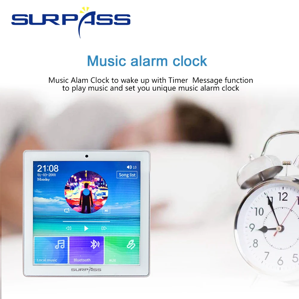 Многофункциональный Настенный мини-усилитель 4-канальный беспроводной Hi-Fi