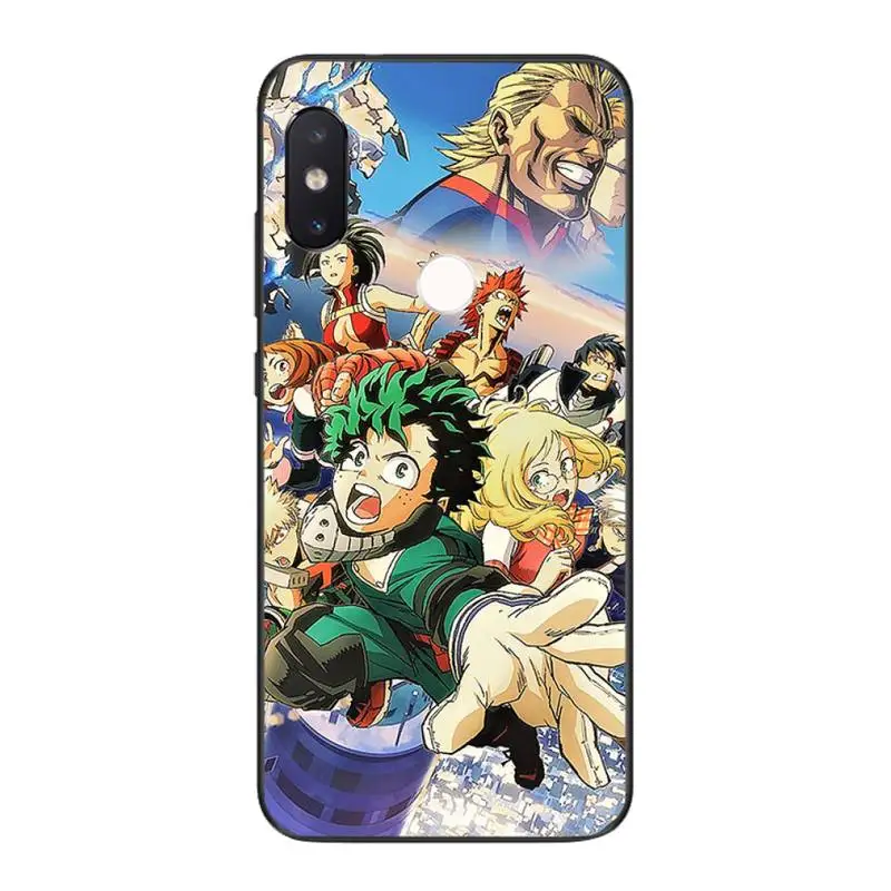

Babaite My hero academia Black Cell Phone Case For Xiaomi Mi8 9 10 9T 5 6 A1 A2Lite 9SE 8SE Mi8lite Mix2 Max3 F1