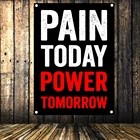 Мотивационные настенные флаги и баннеры, настенная подвеска, гобелен с рисунком на холсте искусство для офиса, тренажерного зала или спальни