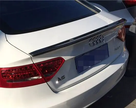 A5 2 двери углеродное волокно автомобильный Стайлинг задний спойлер крыло для Audi