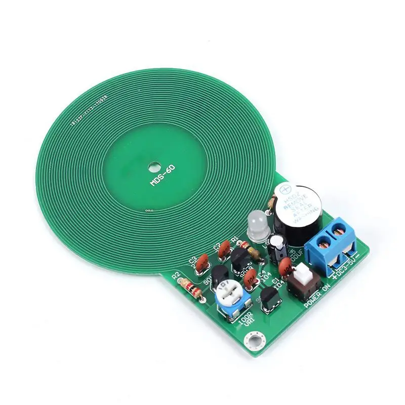 Icstation Less Than 60Mm Simple Metal Detector For Assemble Kit DIY Electronic Soldering Practice Sensor Buzzer Arduino DC | Инструменты