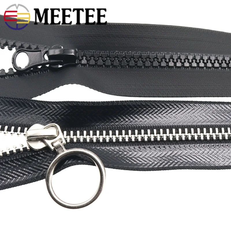 Meetee 4/9M 5 # резиновая металлическая Водонепроницаемая застежка-молния с кодом