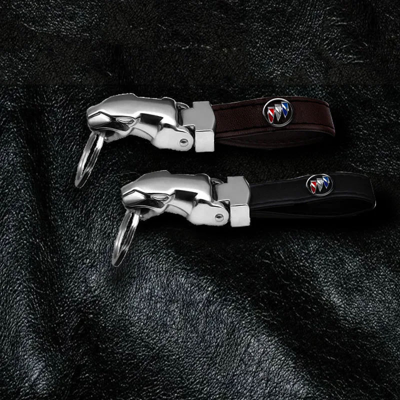 1 шт. Автомобильный брелок из искусственной кожи с эмблемой, Подарок для бизнеса, Аксессуары для Buick Regal Lacrosse Encore Enclave Envision и т.д. Автомобильные товары.