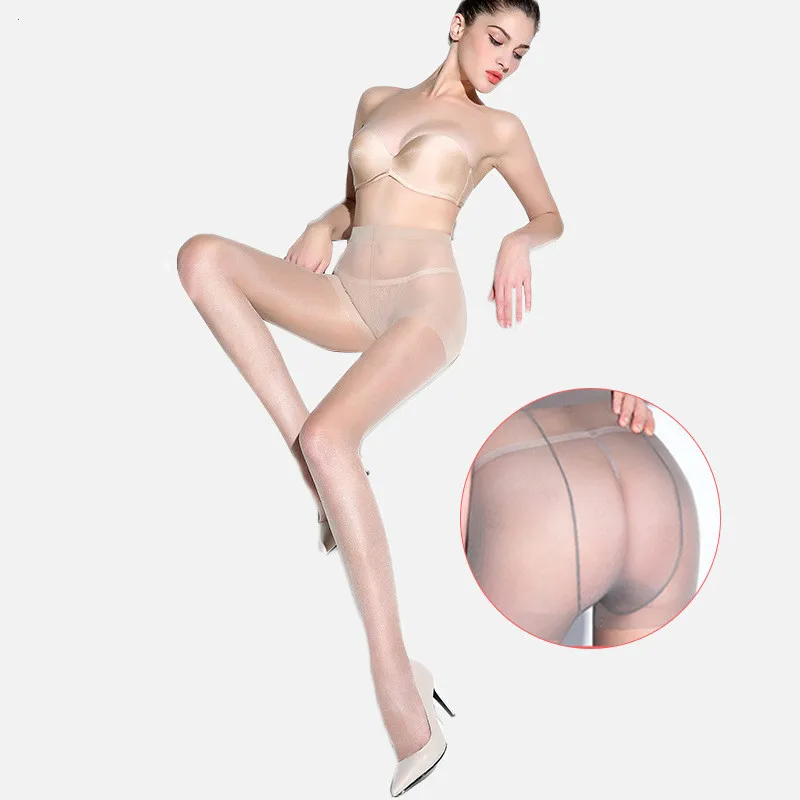 

3pcs Women Pantyhose 30d Plus Crotch Pearlescent Anti Hook Sexy Bright Summer Thin Oily Tights 45kg--70kg Very low prices