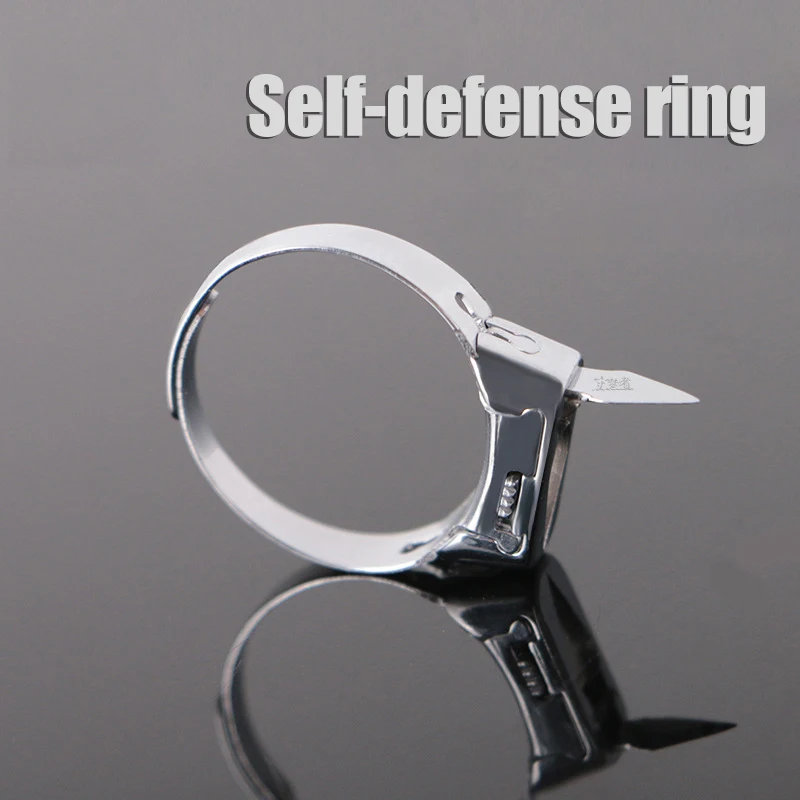 Компактное кольцо для самозащиты из нержавеющей стали многофункциональное