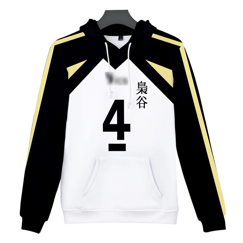 Haikyuu! Костюм для косплея Bokuto Kotaro толстовки с капюшоном Akaashi Keiji Мужское пальто 3D