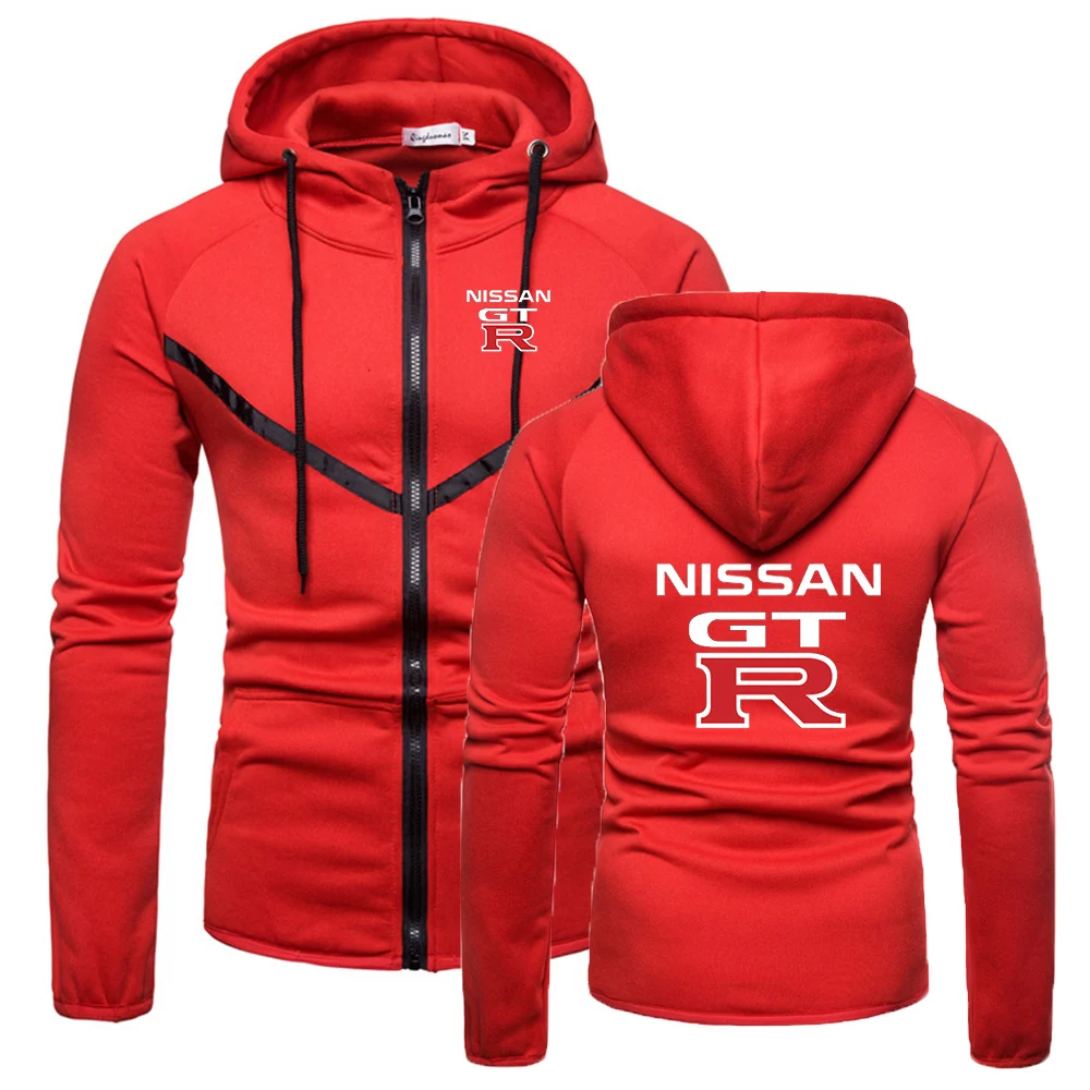 

2020 GTR New Brand High Quality Wild Hoodies Men Fitness Sweatshirts Solid Color Style Zipper Muscle Sportswear