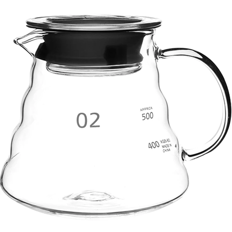 Большой кофейник для эспрессо мокко стеклянный кувшин взбивания молока бариста