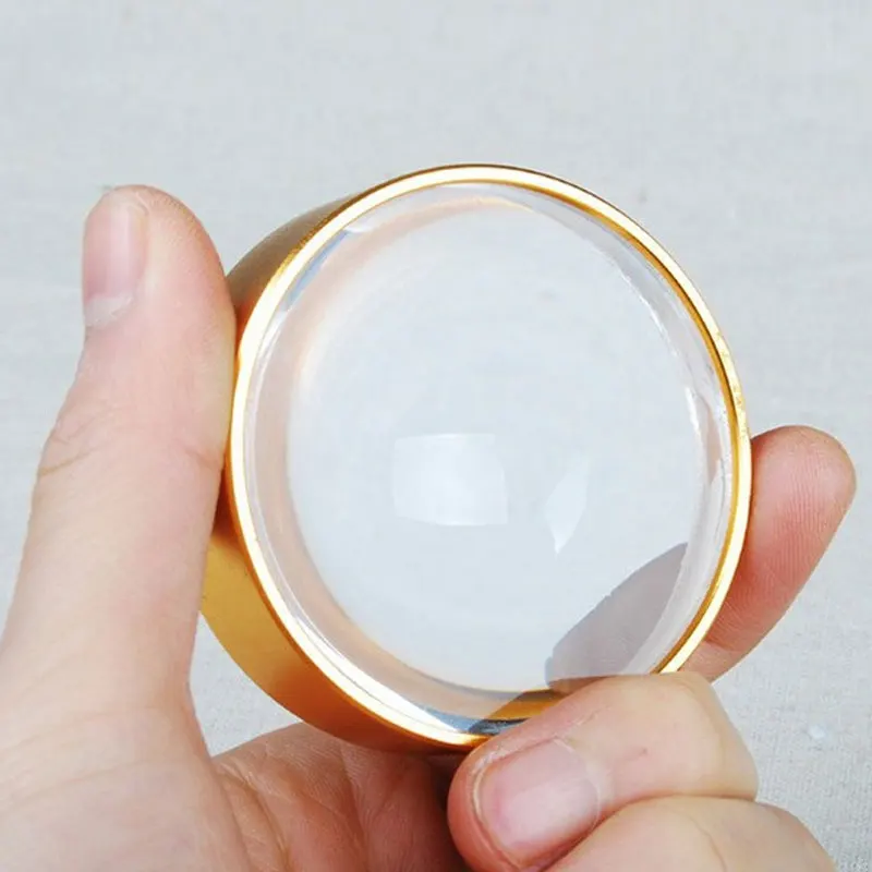 3X оптические выпуклая линза круглый купольный пресс увеличительные очки