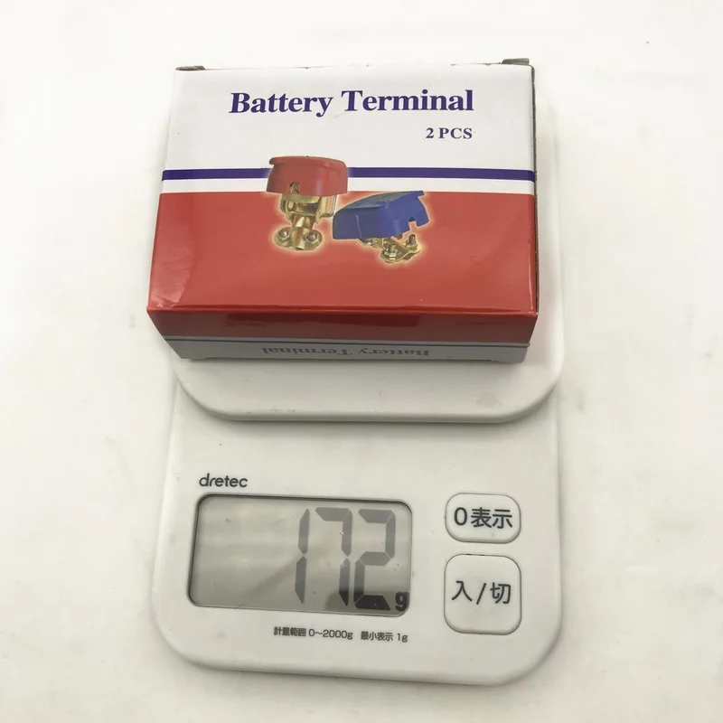 Быстросъемные зажимы клеммы автомобильного аккумулятора 1 пара 12 В