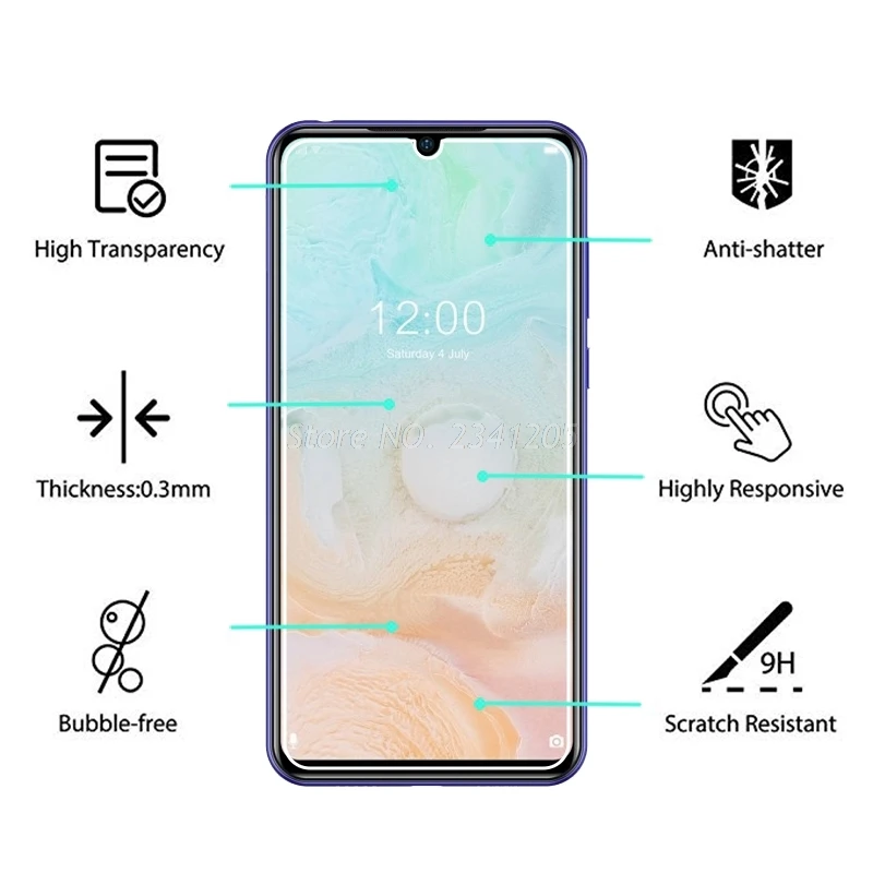 Закаленное стекло Для Doogee S35 X95 S40 S95 S59 S88 S68 Pro X90L X100 Защитное для экрана N100 N10 Y7 N20 |