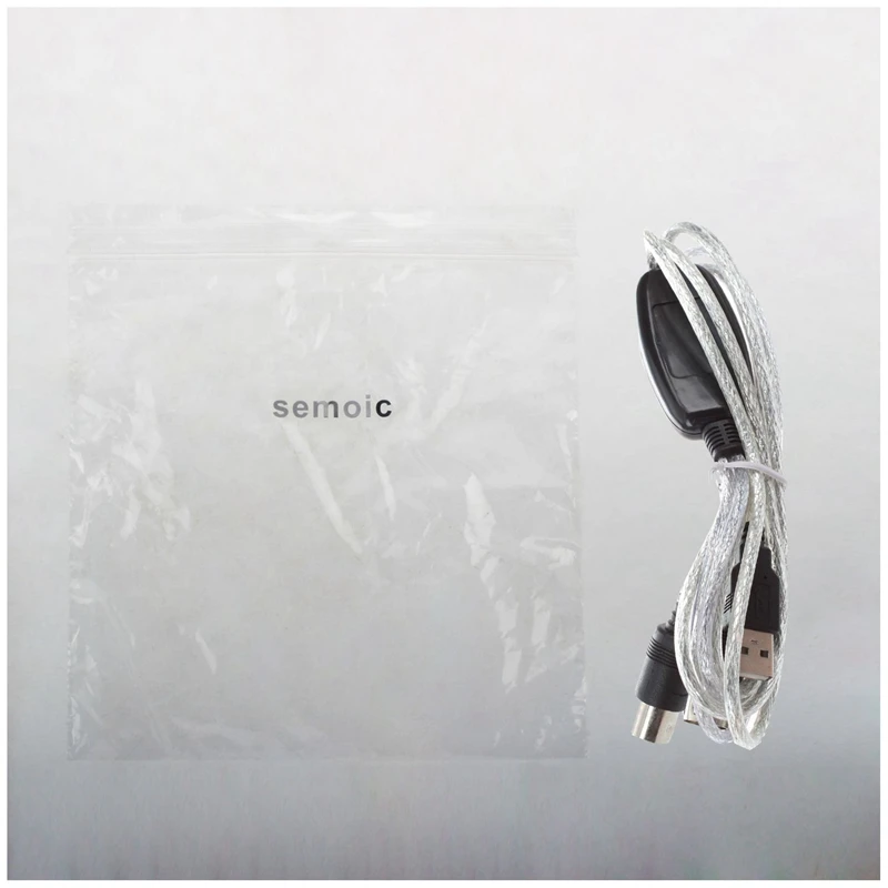 

semoic USB IN-OUT MIDI Cable Converter PC to Music Keyboard Adapter Cord