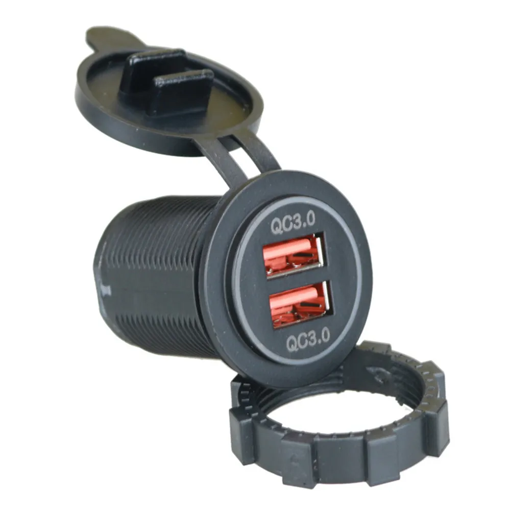 Быстрое зарядное устройство с двумя портами USB 3 0 автомобиль изменение