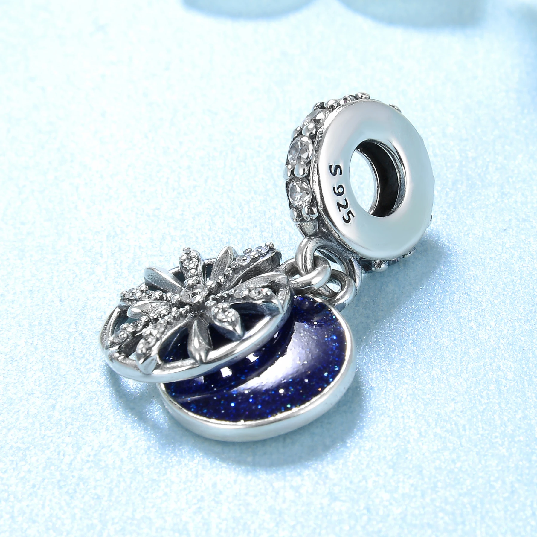 Удачный цветок 925 Стерлинговое серебро Лучшее еще предстоит Подвески бусины Подходят для оригинального браслета европейские Женщины Делают ювелирные изделия DIY.