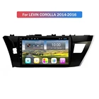 Android 10,0 Восьмиядерный автомобильный радиоплеер для TOYOTA Corolla 2013-Автомобильный GPS-навигатор с Wi-Fi 4G AHD DSP CARPLAY Bluetooth