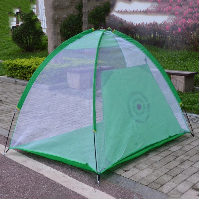 Satılık 3m Katlanabilir Golf Isabet Kafes Eğitim Yardımları Açık Kapalı Spor Golf Kafesi Salıncak Eğitmen Bahçe Otlak Golf Pratik Net