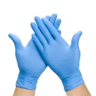100 шт нитриловые одноразовые перчатки водостойкая пудра бесплатно латексные перчатки для бытовой кухни лабораторные чистящие перчатки