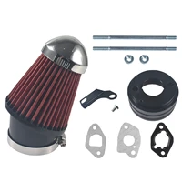 inlet air filter kit for go karts mini bikes with 212cc 6 5hp predator engine black