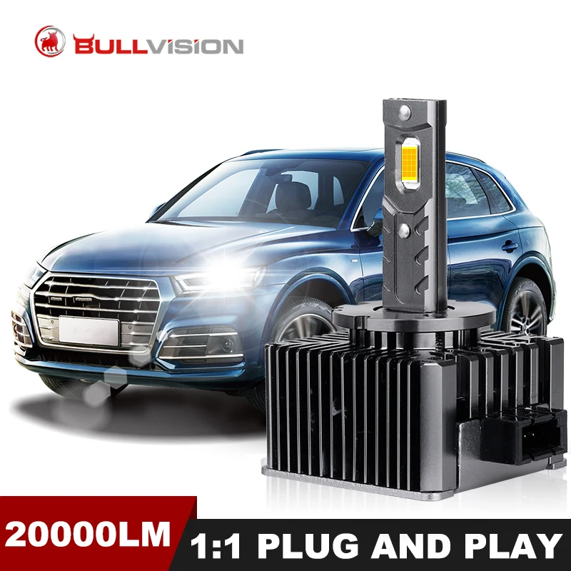 

D3S HID Kit Xeon 20000LM 6000K LED D1S D2S D4S D5S D8S D1R D2R D3R D4R Canbus No Error Low Beam Wireless STG 1:1 Size High Beam