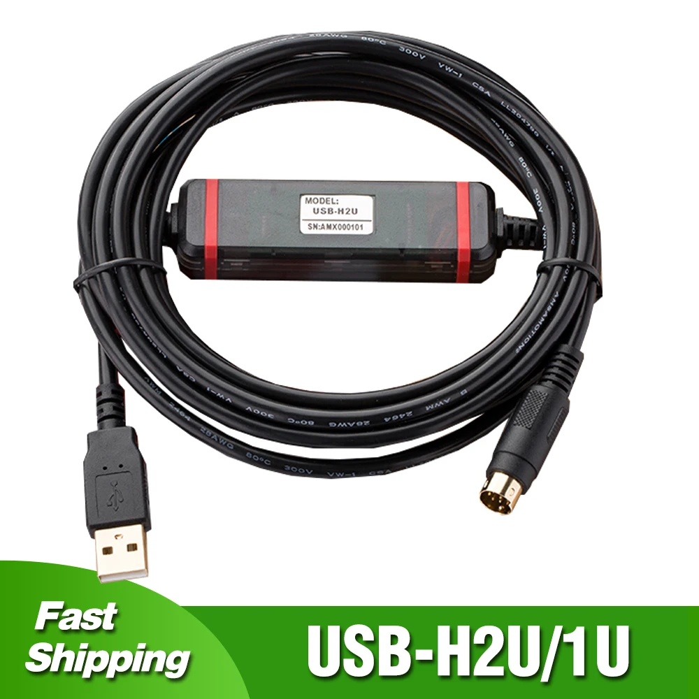 Чип FTDI USB-H2U для программирования ПЛК серии H0U H1U H2U изолированный кабель загрузки