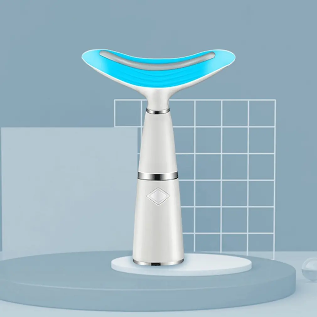 Facial Vibration Massage Instrument Electronic Negative Galvan Neck Lines Decree Pattern Remove Tool Face Care Massager | Красота и