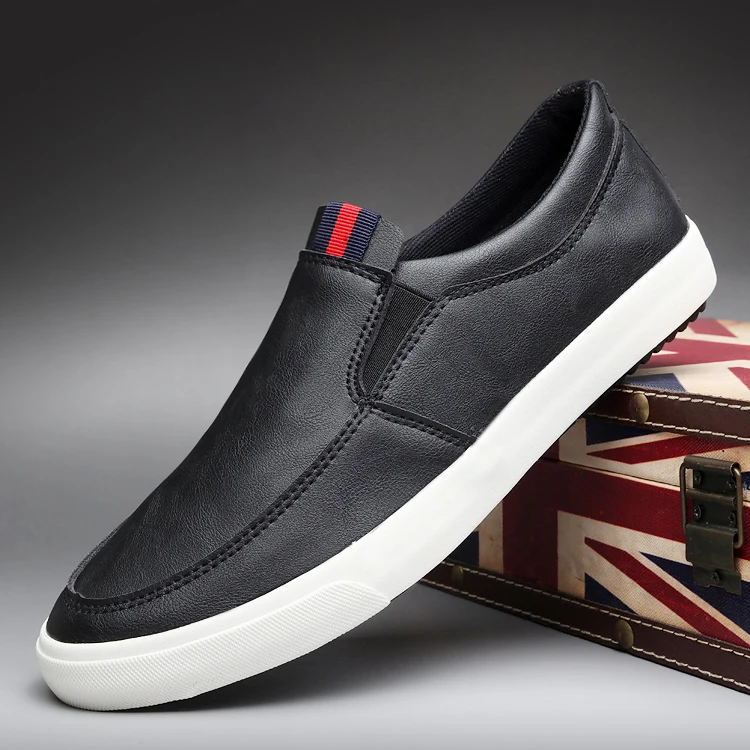 Новинка Мужская повседневная кожаная обувь Сезон весна-осень Дизайнерские