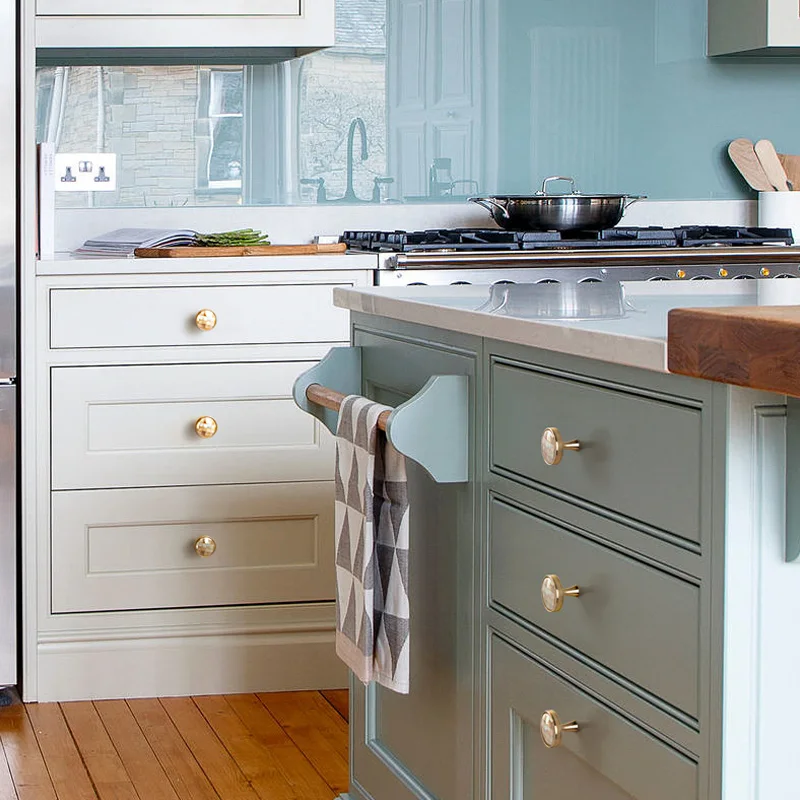 2pcs modern simple brass furniture handles door knobs and handles for drawers kitchen cupboard wardrobe pulls wall hooks free global shipping