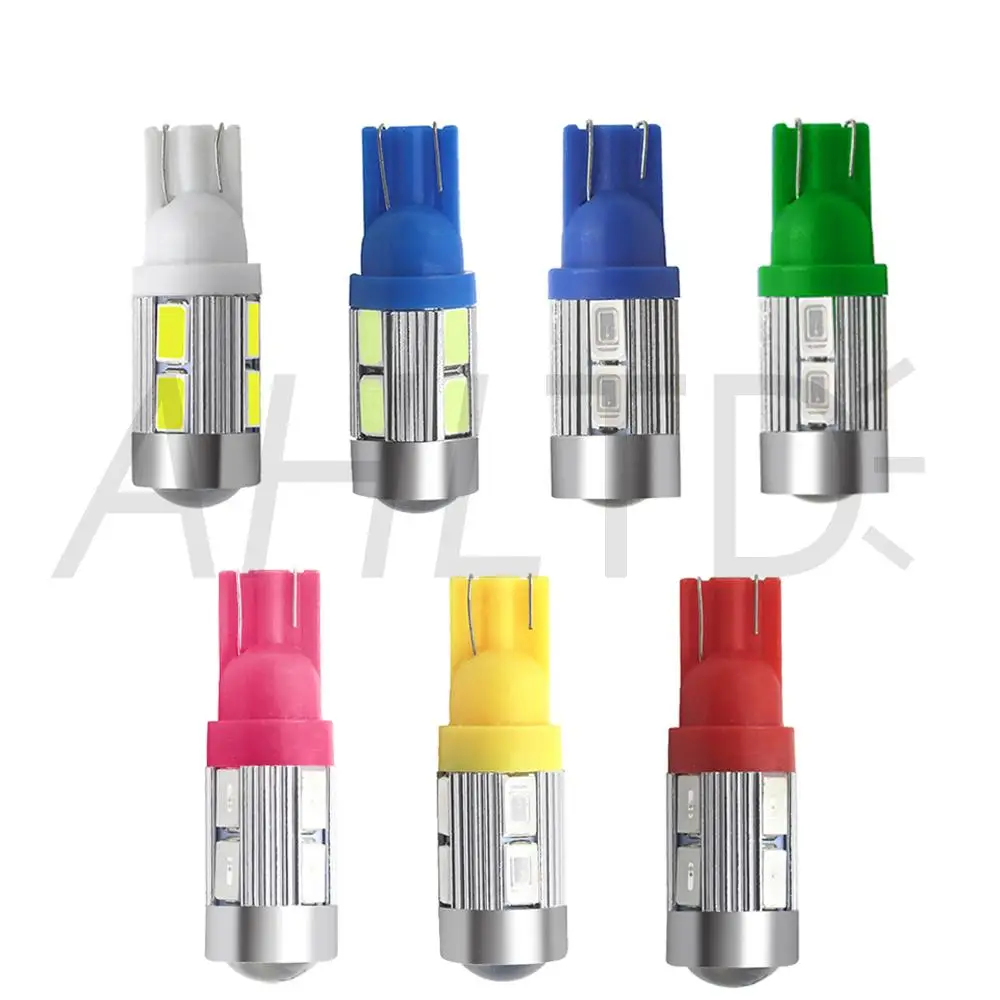 2X W5W T10 10SMD 5730 6000 К Авто купол дверная карта светильник s 194 на танкетке 12V автомобильный светодиодный проектор однотонные Поворотная сигнальная лампа габаритного светильник