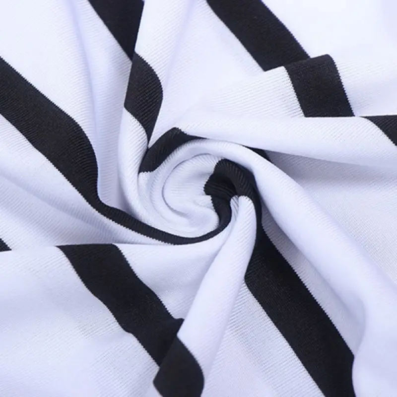 Женское платье с открытой спиной и V образным вырезом в полоску|Женские платья| |