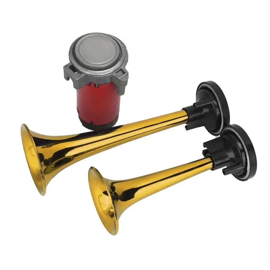 Автомобильный воздушный насос с двумя трубками 12 В пневматический сигнал