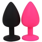 Товары для взрослых массажер простаты Анальная пробка эротическая силиконовая Анальная пробка Горячие Секс-игрушки для мужчин женщин Стразы