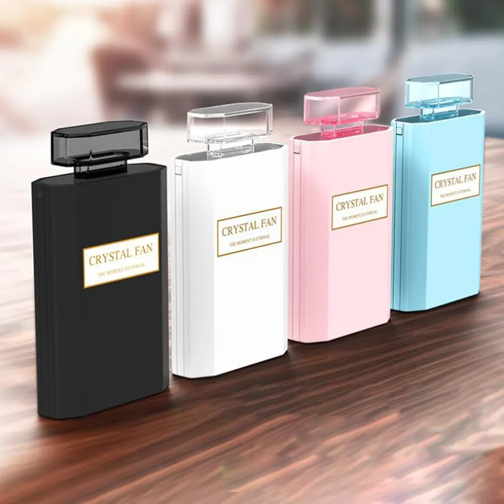 

Portable Usb Silent Handheld Electric Fan 3 Speeds Office School Home Fan Lightweight USB Charging Fan