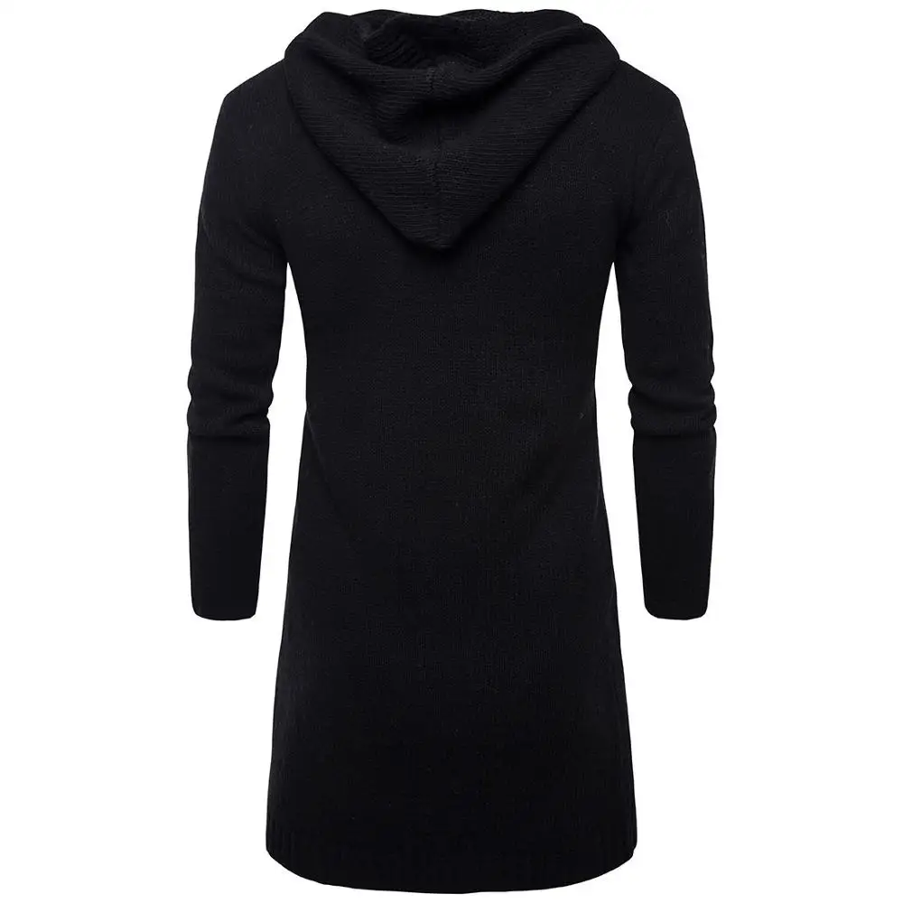 Мужской свитер Повседневный Кардиган зимнее пальто утолщенный тренд