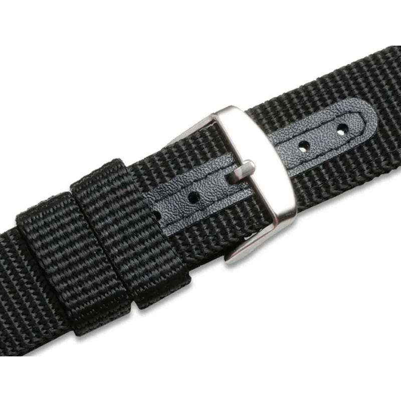 

1PC 18/20/22/24mm Durable Strap Replacement Solid Color Handmade Craft Watch Band Nylon Sports Wristband Watch Accessories