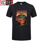 Мужская футболка с круглым вырезом Doom II Hell On Earth, 1994