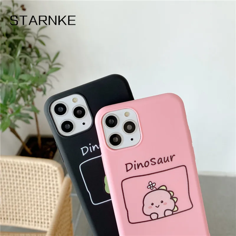 cute couples dinosaur cover for oppo realme 7 pro x2 xt x 5 6 pro c3 c2 c17 7i 5i 6i a9 a5 2020 silicone candy color case free global shipping
