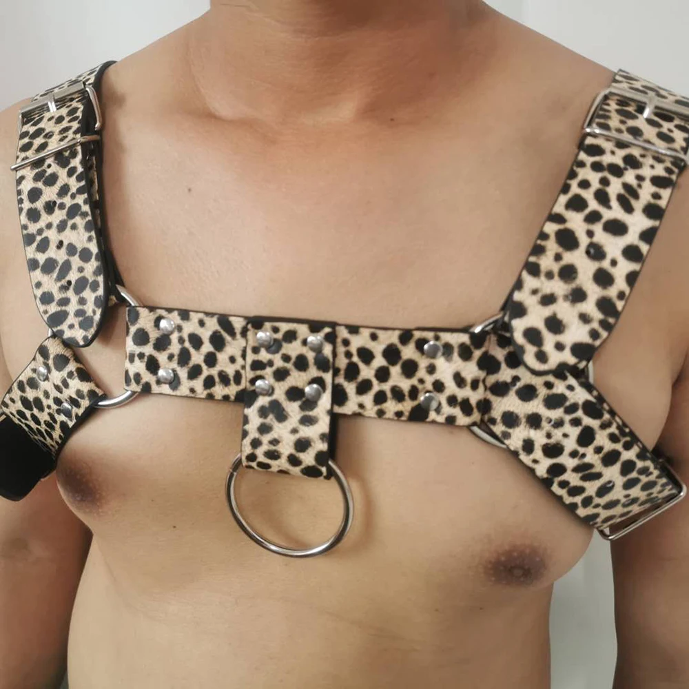 Мужское нижнее белье искусственная кожа бондаж костюмы пряжка мышечная застежка