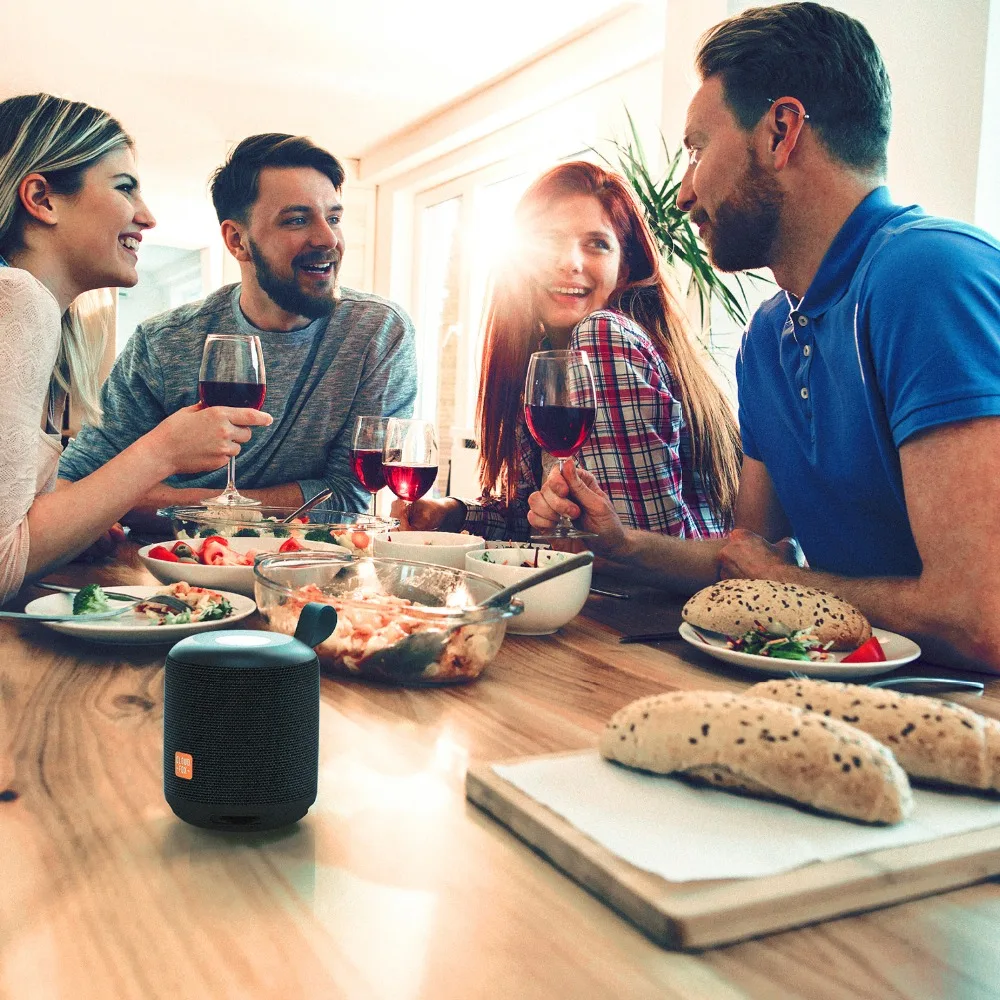 

DOSS Cloud Fox Bluetooth Speaker TWS Wireless Portable mini speakers 2*6W Waterproof IPX5 LED Light Speakers Soundbox Touch