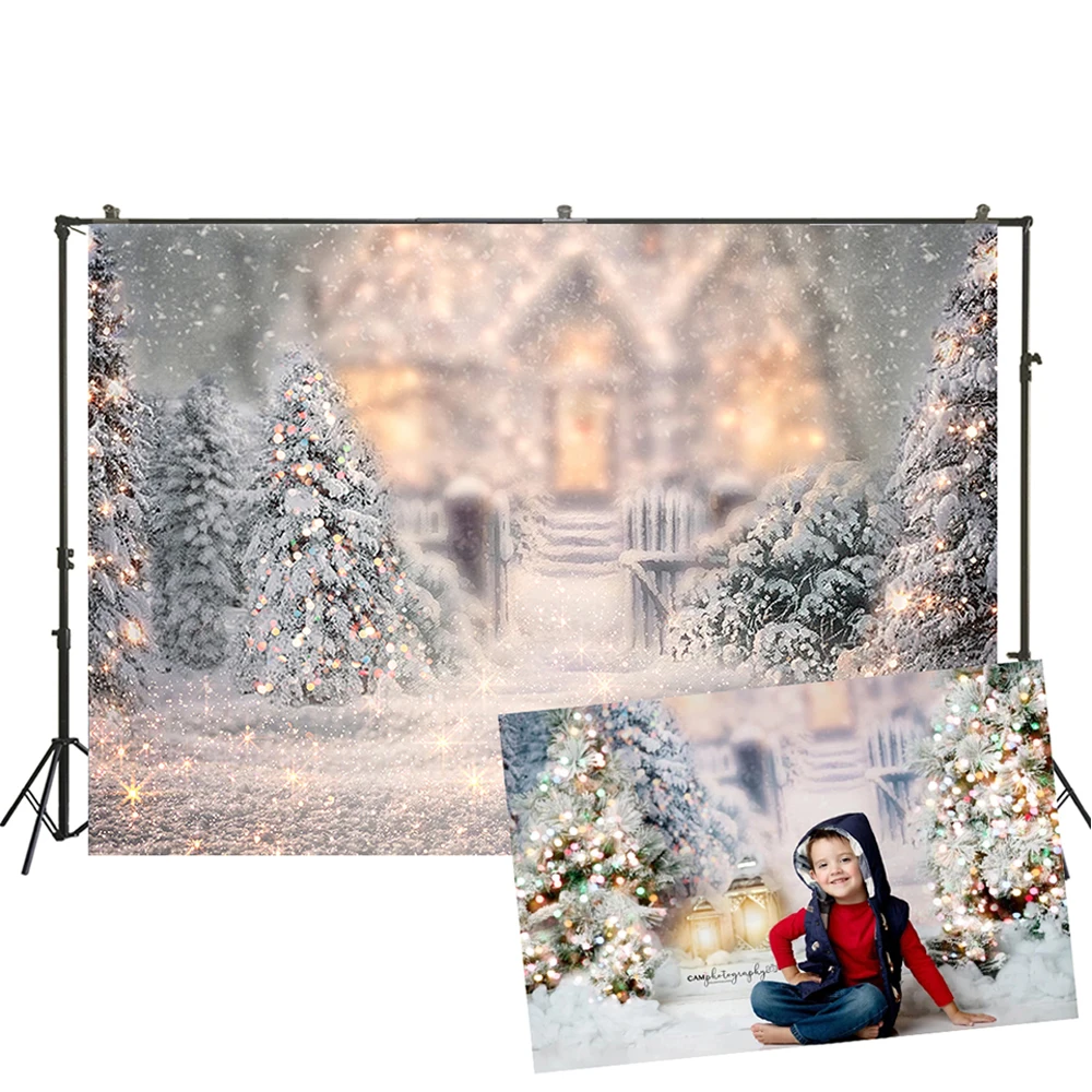 Рождественский фон для фотосъемки новорожденных Портретные принадлежности
