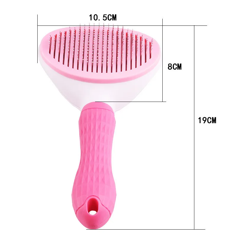 

New Stainless Steel Needle Pet Hair Brush Cat Dog Hair Removal Comb Pet Fur Cleaning Brush Long Hair Pet Beauty Grooming Combs