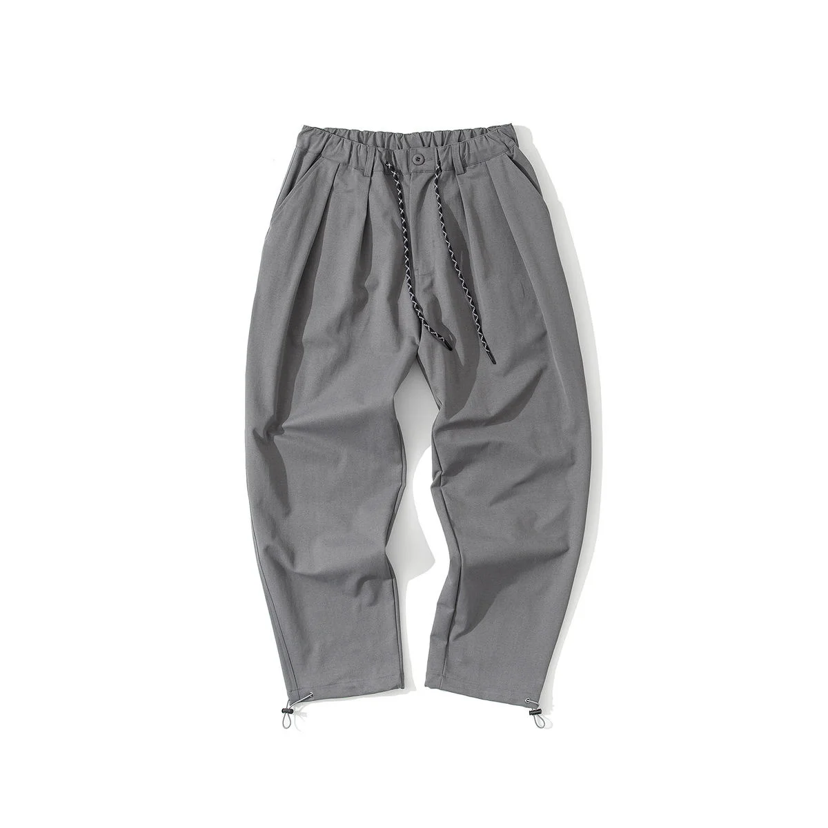 

Брюки-карго мужские с эластичным поясом, уличные повседневные штаны свободного покроя в японском стиле, на весну-осень, 9D1583