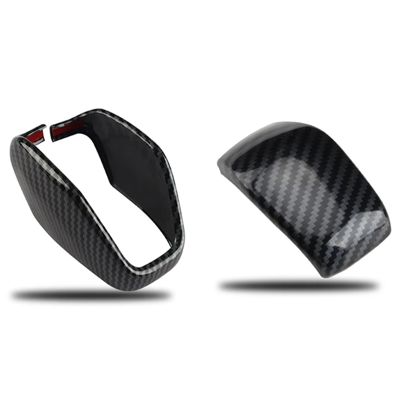 

Наклейка на голову из углеродного волокна для Toyota RAV4 2019-2020 2021 (стиль пряжки), 2 шт.