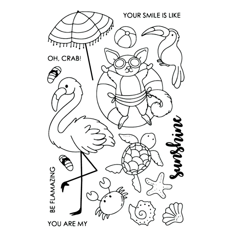 Прозрачный силиконовый штамп и штампы для скрапбукинга/фотоальбома|Штампики| |