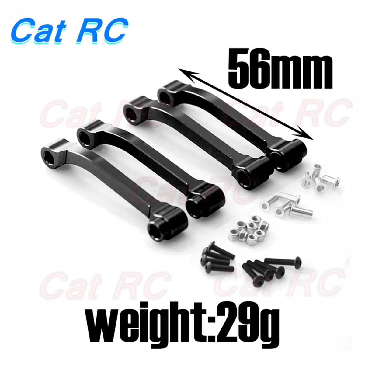 Two pairs 1/14 Truck Aluminum Radius Arm For Rc Model Car Tamiya Tractor KING KNIGHT 56301 56304 56309 56314 catRC - купить по