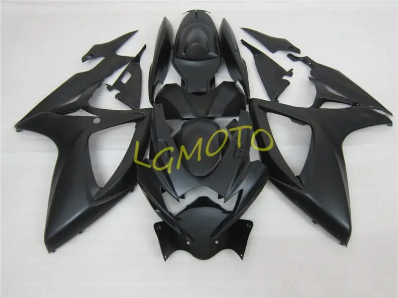 

ABS injection body kit for SUZUKI GSXR600 750 2006 2007 GSXR 600 GSXR 750 K6 06 07 glossy black Fairings kit bodywork gifts