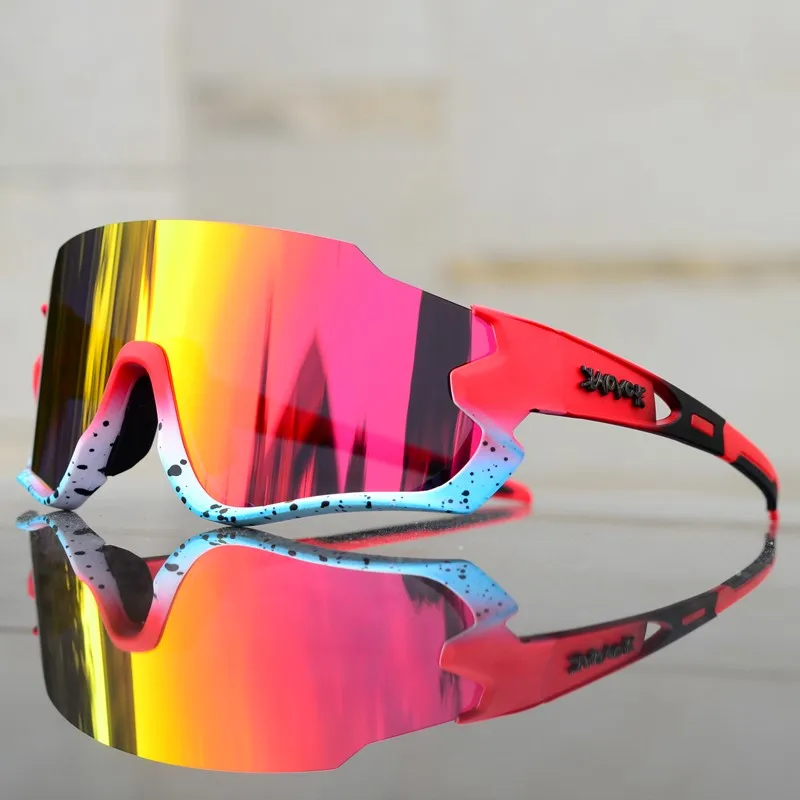 저렴한 2021 Polarized 5 Lens Cycling Glasses 남성 여성 도로 자전거 고글 스포츠 레이싱 자전거 안경 달리기 선글라스