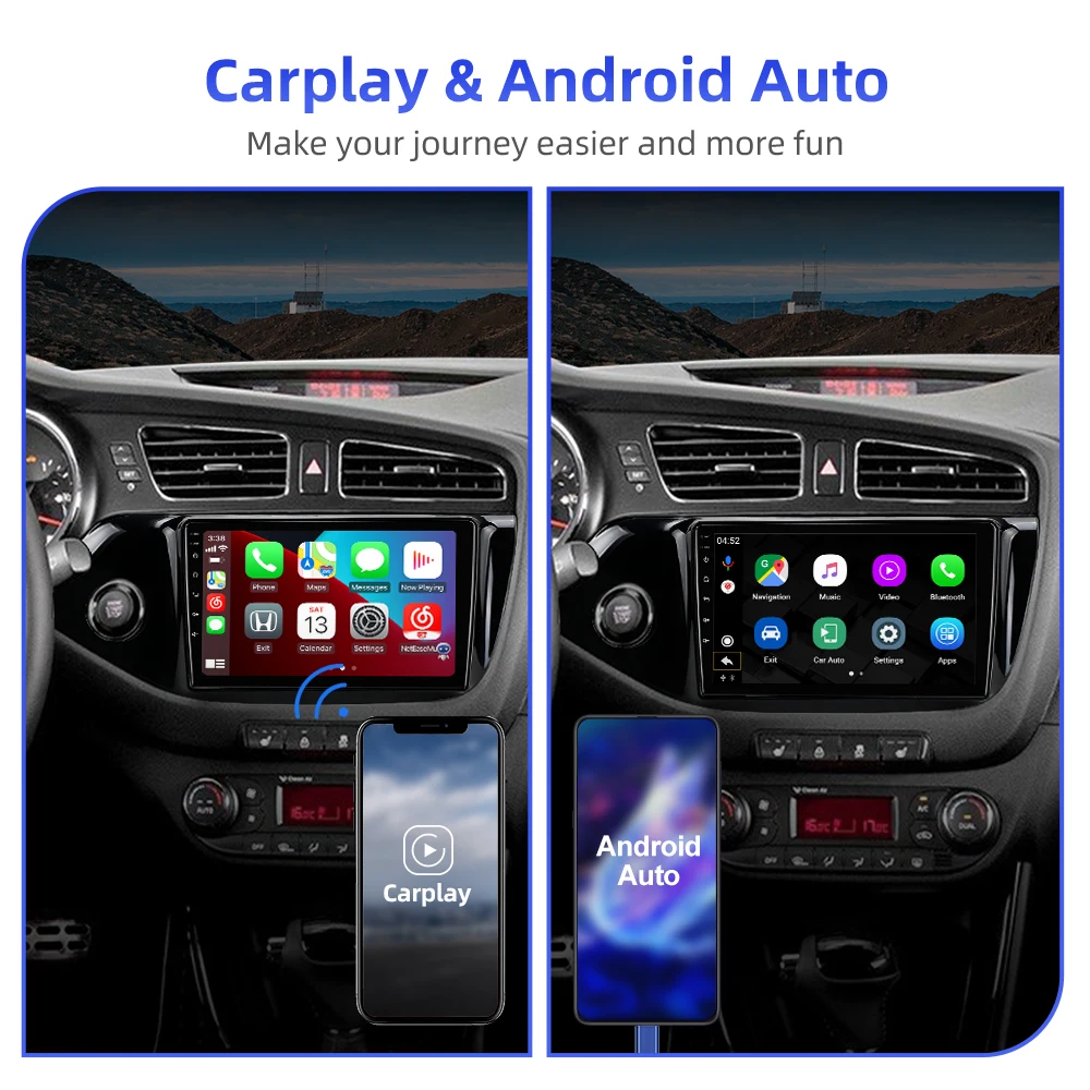 ISUDAR T68 QLED Android 10 Car Radio For Kia CEED Ceeɽ 2 JD 2012-2016 GPS Multimedia Octa Core RAM 4GB ROM 128G 4G No 2din |