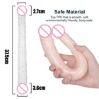 Секс-шоп U-образный двойной большой реалистичный фаллоимитатор Вагина анальный женский геев лесбиянок двухсторонний пенис Дун искусственный пенис секс-игрушки